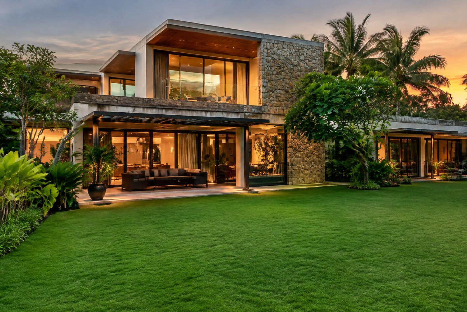 Completed garden home — illustrative concept